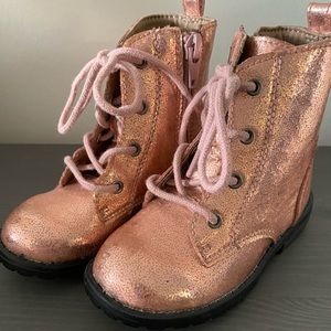 Baby Gap - Pink Glitter Boots, Toddler 8